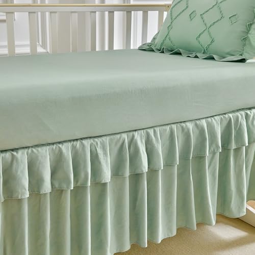 AIKASY The Ruffled Shabby Crib Bedding Set - Image 7