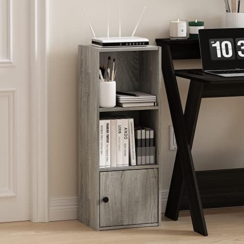 Furinno LUDER Book Shelf, 3-Tier Modern Bookshelf, Bookcase - Image 2