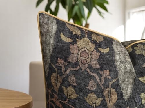 Bird Floral Print 18x18 Throw Pillow Cover - Image 3