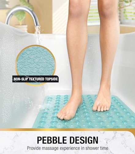 HITSLAM Bath Mat for Tub, Non Slip Bathtub Mat, 40 x 16 Inch Extra Long Bath - Image 3