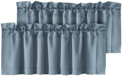 H.VERSAILTEX Blackout Valances for Windows, Kitchen Window Valance Curtains for by HVERSAILTEX