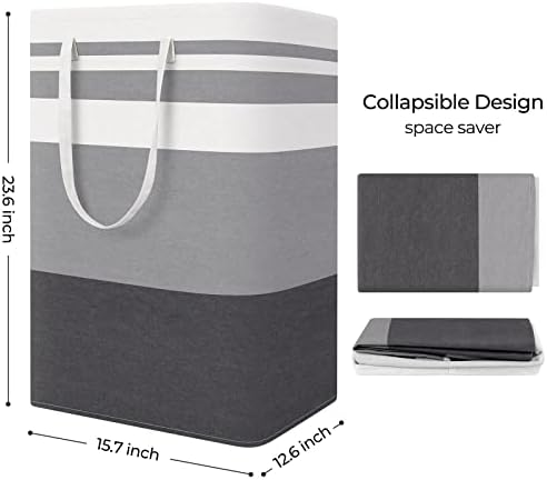 StorageRight Large Collapsible Laundry Basket Hamper - Image 2