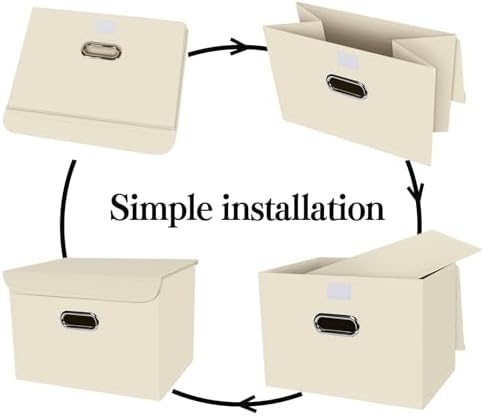 8-Pack Large Collapsible Storage Bins - Image 6