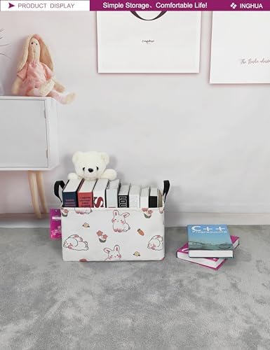 Rectangular Rabbit Storage Basket Gift Bag - Image 4