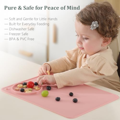 2 Pack Silicone Baby Placemats - Image 3