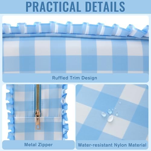 Ruffled Makeup Bag - Image 4