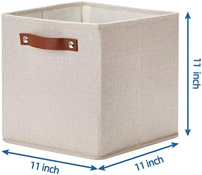 Temary 11x11 Storage Cubes Fabric Storage Cubes Storage Bins - Image 2