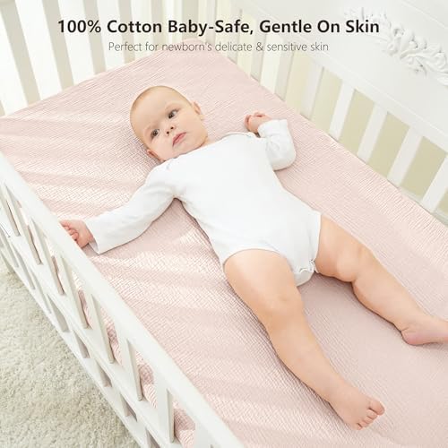 Bearmoss Muslin Mini Crib Sheets - Image 5