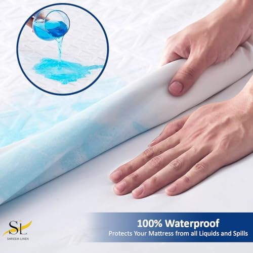 100% Waterproof Full XL Size Mattress Protector, Premium Fitted Cotton Terry - Image 3