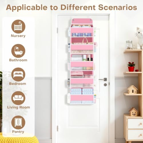 Over the Door Organizer, 5 Large Pocket Hanging Storage - Image 3