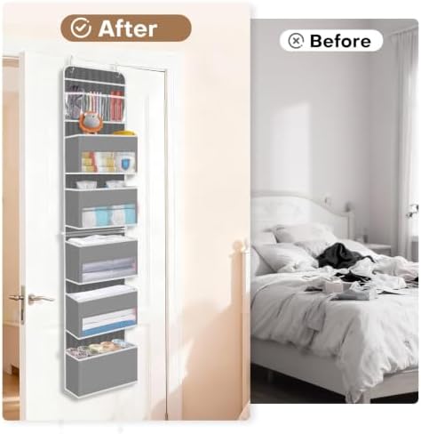 Over the Door Organizer, Large Pocket Hanging Storage - Image 6