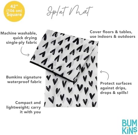 Bumkins Baby Splat Mat for Under High Chair, Babies Toddlers Eating Mess Mat - Image 5