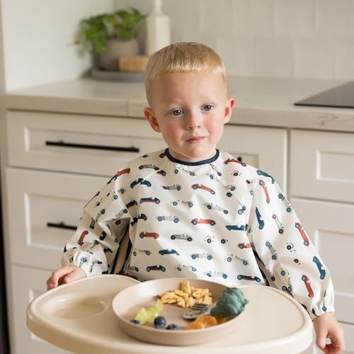 Tiny Twinkle Long Sleeve Bib for Babies & Toddlers | Waterproof Smock Bib for - Image 2