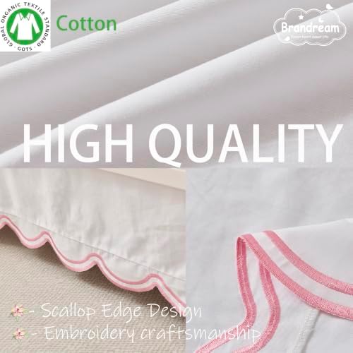 Brandream Organic Cotton Crib Skirt - Image 2