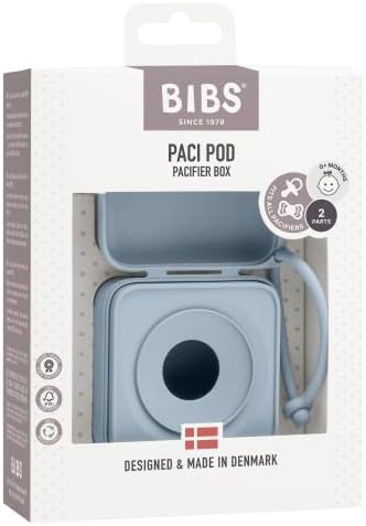 BIBS Pacifier Box with Loop for Storing & Carrying Soothers | 100% BPA Free - Image 2
