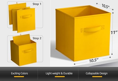 Sorbus Fabric Storage Cubes - Image 3