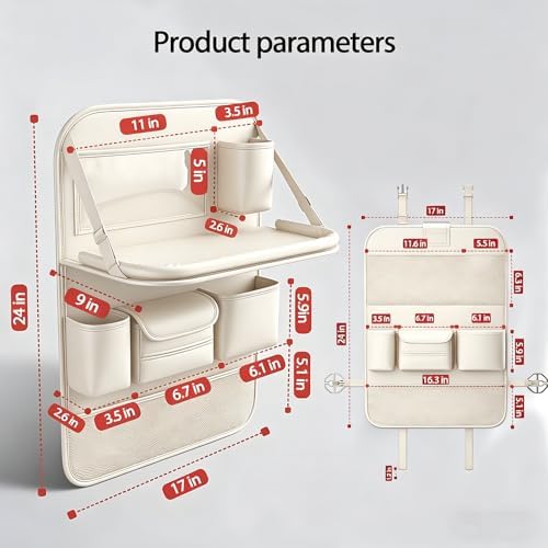 2 Pack Universal Foldable Car Backseat Organizer - Image 4