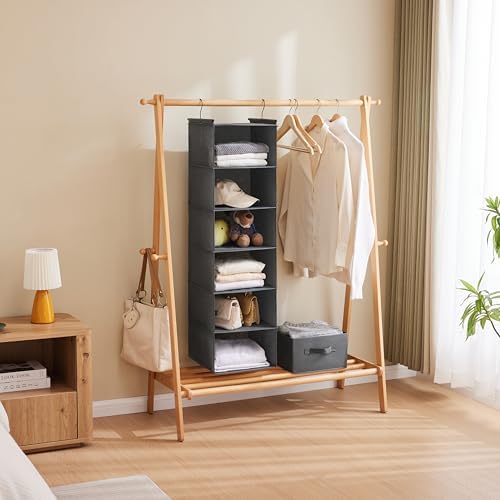 MAX Houser 6 Tier Shelf Hanging Closet Organizer, 2 Pack - Image 5