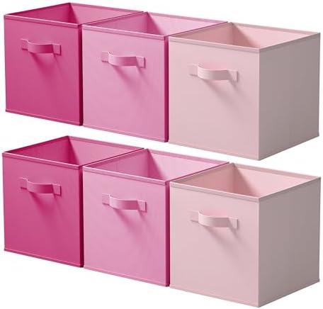 Cupic Cupid 6-Pack 13x13 Cube Storage Organizer, Cube Bins by CupicCupid
