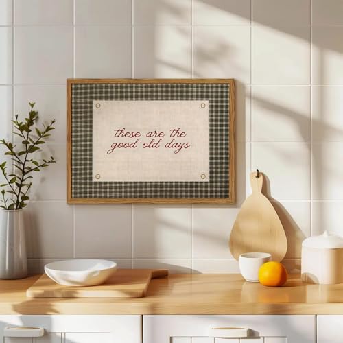 Framed These Are The Good Old Days Wall Art, Vintage Family Inspirational Quote - Image 4