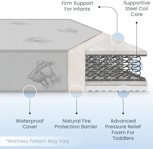 Serta Perfect Start Deluxe Limited Dual Sided Baby Crib Mattress and Toddler - Image 5