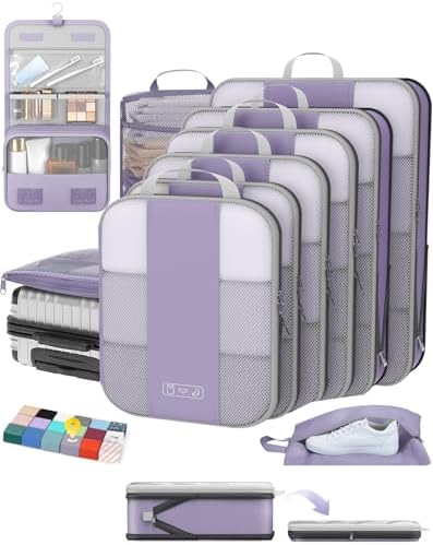 OlarHike 10 Set Compression Packing Cubes by OlarHike