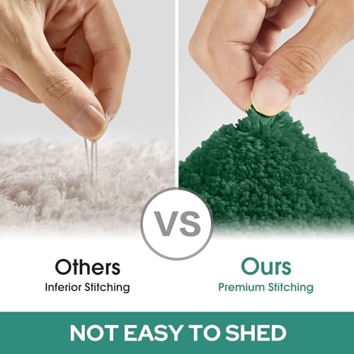 HOMEIDEAS Bathroom Rugs Sets 2 Piece, Super Soft and Absorbent Non Slip - Image 6