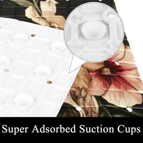 Non Slip Bathtub and Shower Mat 26.8x15.1 inch, Bath Mat - Image 3