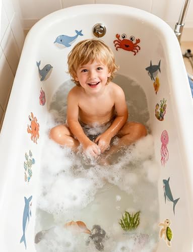 52Pcs Non Slip Bathtub Stickers, Cute Ocean Creature Stickers - Image 5