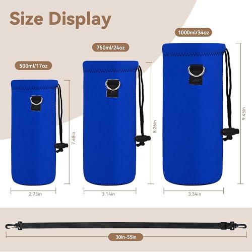 AUPET Water Bottle Sling Bag Carrier Crossbody Sleeve, Insulated Neoprene - Image 6