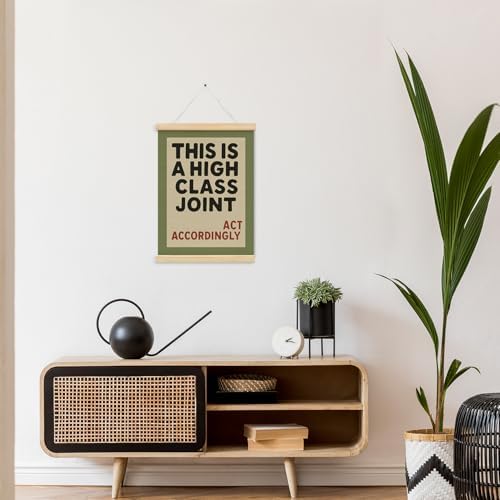 NaZaUK This Is A High Class Joint Wall Art Poster Hanger Frame, Minimalist - Image 7