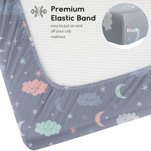 Yoofoss 2-Pack Baby Crib Sheets - Image 3