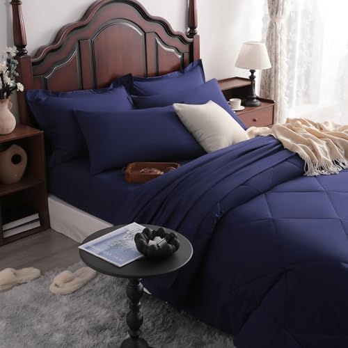 NTBAY Queen Microfiber Bed in a Bag, Comforter Set 7 Piece - Image 6