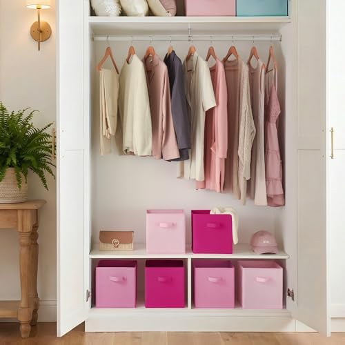 Cupic Cupid 6-Pack 11x11 Storage Cubes, Fabric Cube Bins - Image 4
