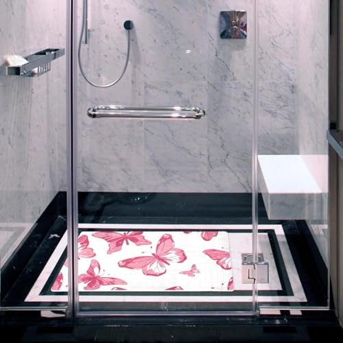 Bathtub Mat Non Slip 26.8x15.1In, Bathroom Decor PVC Shower Mats - Image 5