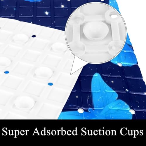 Non Slip Shower Mat Bathtub Mat 15.1x26.8 Inch, Quick Dry Bath Mat - Image 3