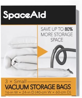 SpaceAid Vacuum Storage Bags, Space Saver Sealer Compression Bags by SpaceAid