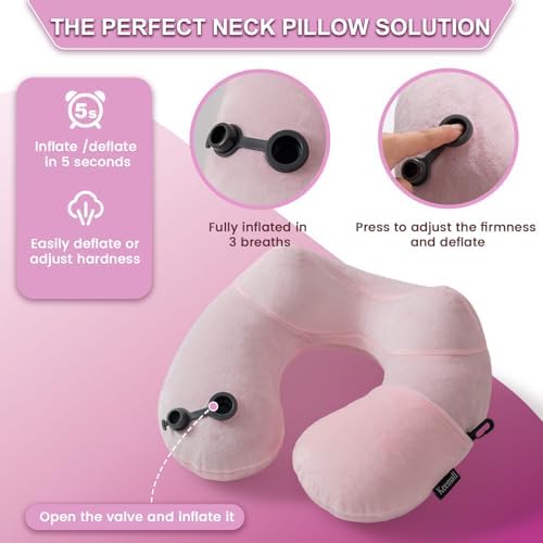 Keemall Inflatable Travel Neck & Shoulder Pillow - Image 2