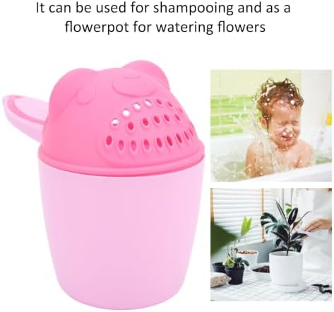 Baby Shampoo Rinse Cup Supply Bath Cup Baptism Handle Flusher Rinser Bear Split - Image 6