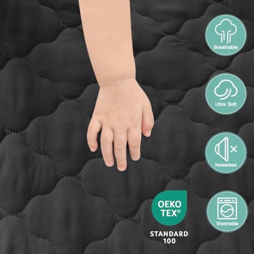 Pack and Play Mattress Pad Protector Sheet Fitted Waterproof Mattress Cover - Image 4