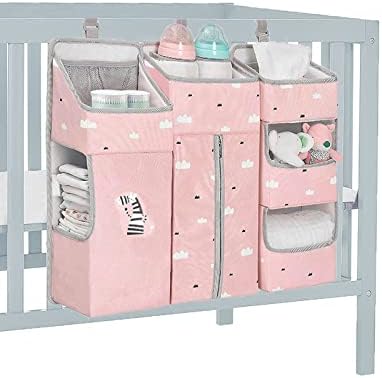 Hanging Diaper Caddy Organizer for Baby Crib by TOCKONIMN