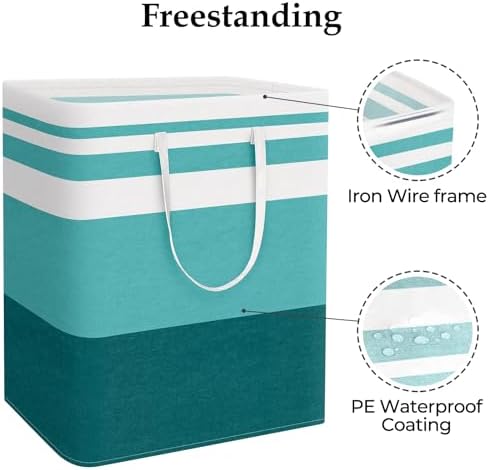 StorageRight Laundry Basket Hamper, 125L Collapsible Clothes Storage - Image 3