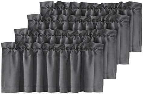 H.VERSAILTEX Blackout Valances for Windows, Kitchen Valance Curtains for Living by HVERSAILTEX
