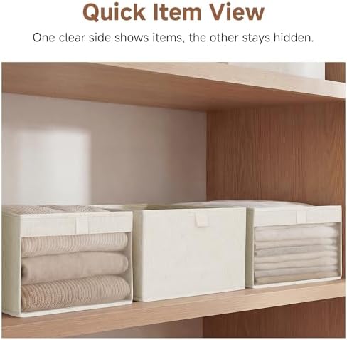 StorageWorks Linen Closet Organizer Bins - Image 3