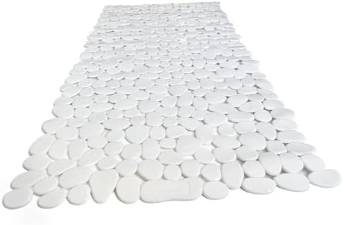 “Pebbles” Non-Slip Bathtub/Shower Mat 27.5”x14” Rectangular, Machine-Washable - Image 3