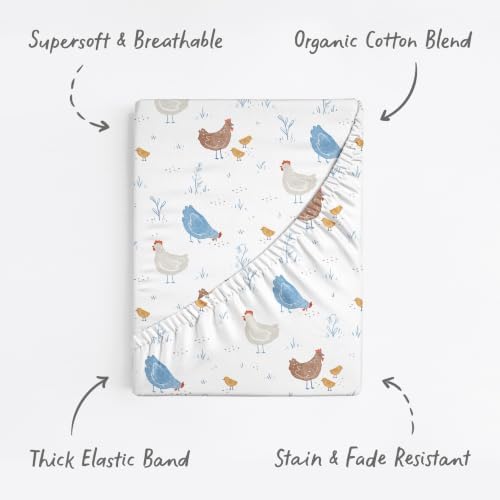 Sorrel + Fern Baby Bassinet Sheets 2-Pack - Image 2