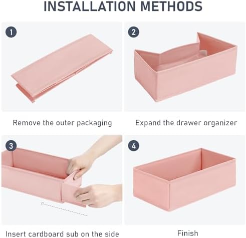DIMJ Drawer Organizer for Clothes - Image 2