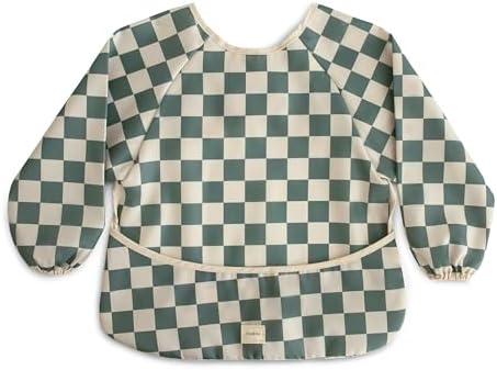 mushie Long Sleeve Baby Bib | Water Resistant Adjustable Fit by mushie