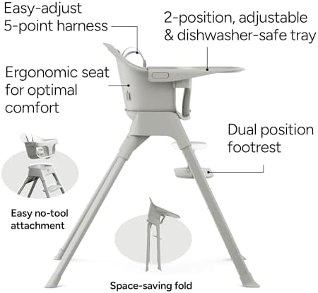 Mompush Olli 7-in-1 Convertible High Chair - Image 6