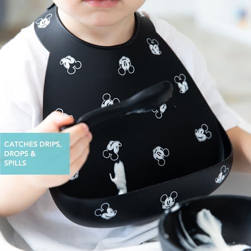 Bumkins Disney Bibs, Silicone Pocket - Image 4